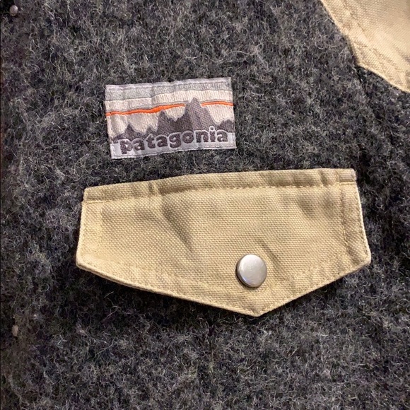 📌Patagonia RARE Reclaimed Wool Parka Jacket/Coat - Picture 5 of 6